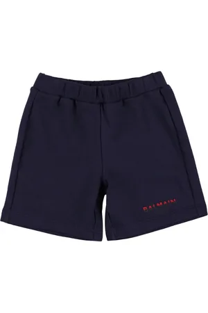 Balmain Short En Molleton De Coton Biologique