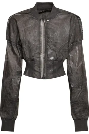 Rick Owens Veste Bomber Courte En Coton Flight