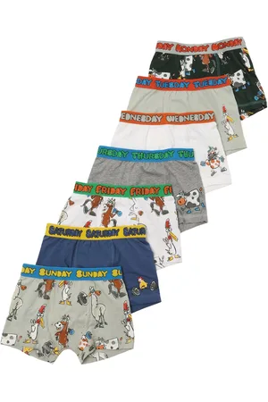 Stella McCartney Lot De 7 Boxers En Coton À Logo