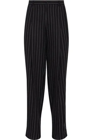 Dolce & Gabbana Pantalon En Lin Mélangé À Double Plis