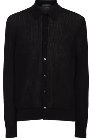Dolce & Gabbana Chemise En Maille De Coton À Manches Longues