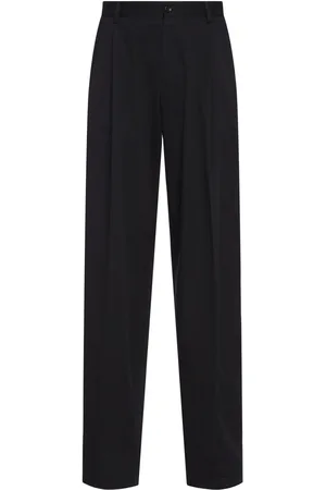 Dolce & Gabbana Pantalon En Coton Mélangé À Double Plis