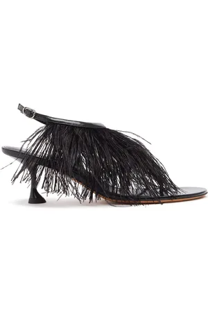 Proenza Schouler Sandales Avec Plumes 60 Mm Tee