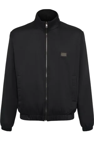 Dolce & Gabbana Veste Zippée En Nylon Léger Avec Plaque À Logo