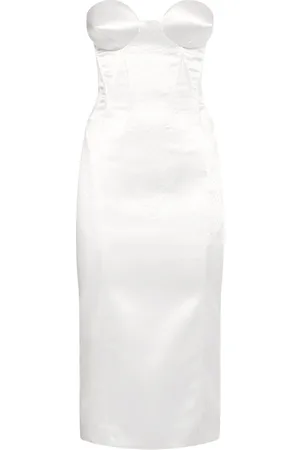 Dolce & Gabbana Robe Mi-longue En Satin Stretch