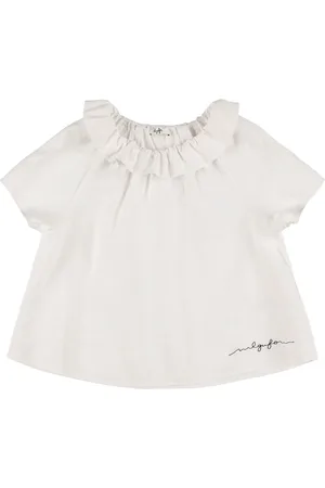 Il gufo Chemise En Viscose Mélangée Brodée