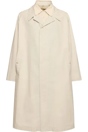 Maison Margiela Trench-coat Long En Coton