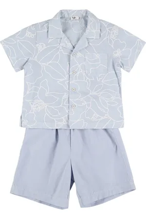Il gufo Chemise Imprimée & Short En Coton Mélangé
