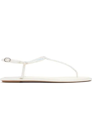 RENE CAOVILLA Sandales En Satin Embelli 10 Mm