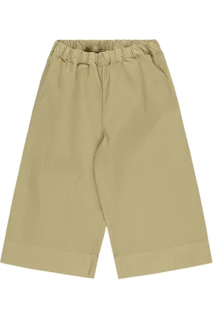 Il gufo Pantalon Palazzo En Gabardine