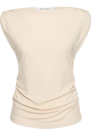 AYA MUSE Haut En Jersey De Viscose Drapée
