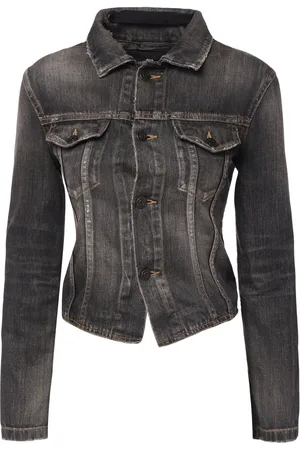 Balenciaga Veste En Denim Avec Laçage