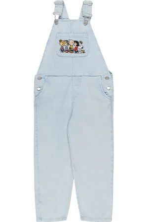 The Campamento Salopette En Denim De Coton