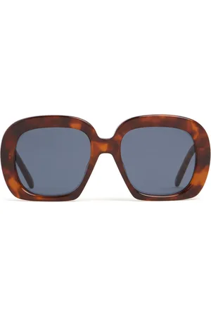 Loewe Lunettes De Soleil Carrées Incurvées