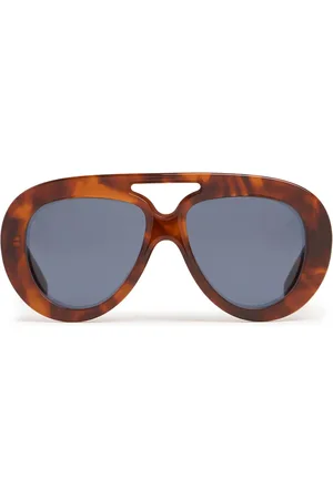 Loewe Lunettes De Soleil Incurvées