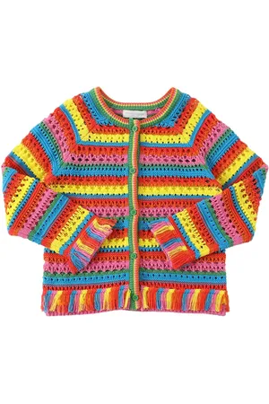 Stella McCartney Cardigan En Maille Crochet De Coton Biologique