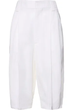 Carven Bermuda En Sergé De Viscose