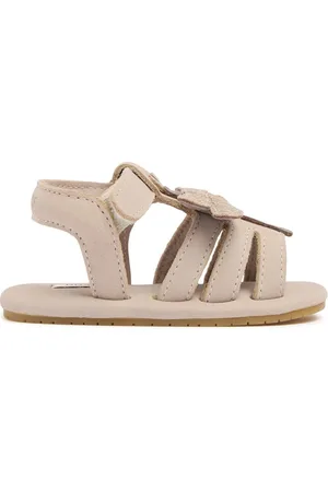 Donsje Sandales En Cuir Avec Patch Libellule