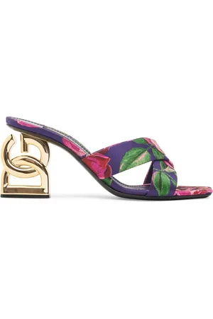 Dolce & Gabbana Mules En Satin Keira 75 Mm