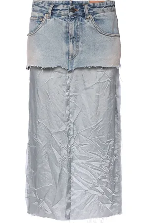 Balenciaga Jupe En Coton Déchiré