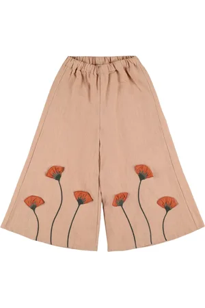 Donsje Pantalon En Coton Imprimé Floral