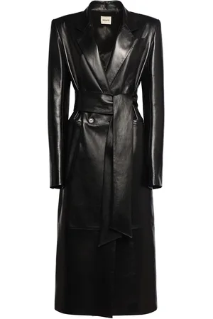 Khaite Manteau Long En Cuir Lolo
