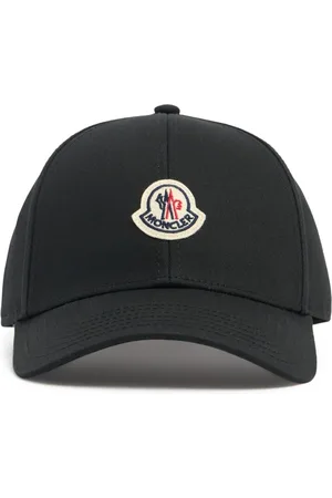 Moncler Casquette En Gabardine De Coton À Logo