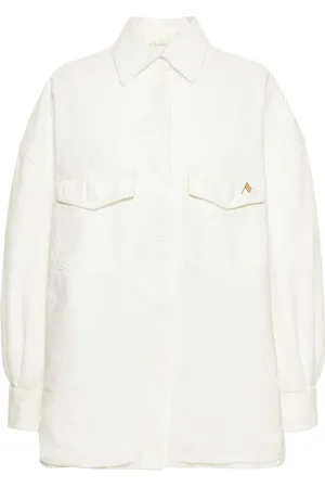 The Attico Surchemise Oversize En Denim De Coton