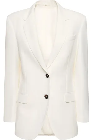 Brunello Cucinelli Veste En Sergé Fluide À Boutonnage Simple