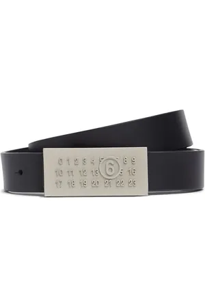Maison Margiela Ceinture En Cuir Avec Boucle En Métal