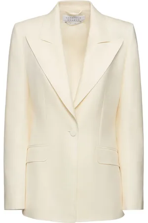 GABRIELA HEARST Blazer En Laine Mélangée À Boutonnage Simple Leiva