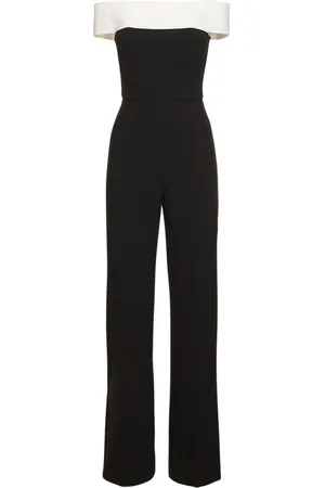 Roland Mouret Combinaison En Cady Stretch À Col Bardot