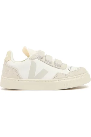 Veja Baskets En Cuir Sans Chrome V-90