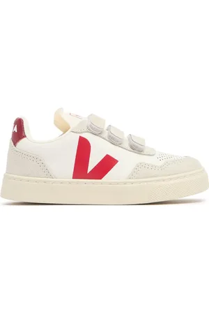 Veja Baskets En Cuir Sans Chrome V-90