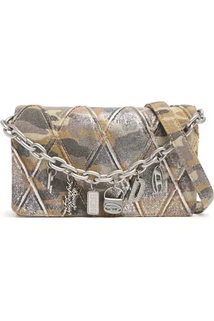 Diesel Portefeuille En Toile À Chaîne Charm-d