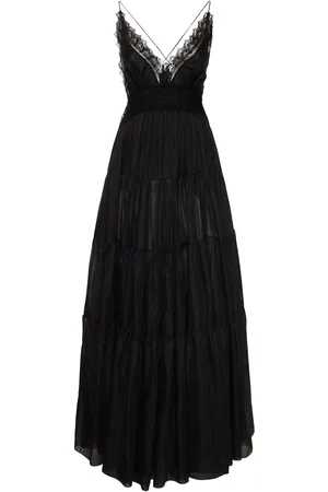 ERMANNO SCERVINO Robe Longue En Coton Mélangé