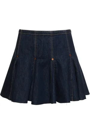 RE/DONE Jupe Courte En Denim De Coton Mélangé