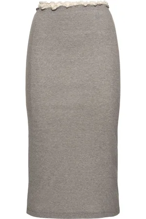 Jil Sander Jupe Mi-longue En Jersey À 3 Couches