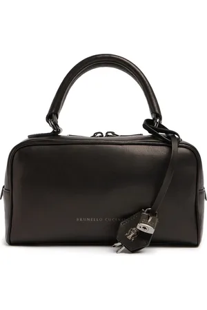 Brunello Cucinelli Sac À Main En Cuir Brillant