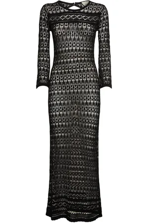 Isabel Marant Robe Longue En Crochet De Coton Mélangé Paloma