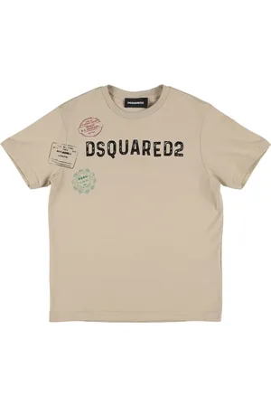 Dsquared2 T-shirt En Jersey De Coton À Imprimé Logo