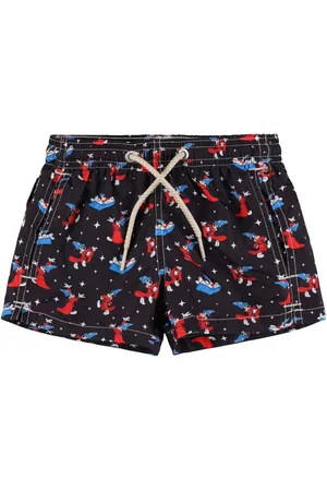 MC2 SAINT BARTH Short De Bain En Nylon Imprimé Mickey
