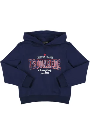 Dsquared2 Sweat-shirt En Coton Imprimé À Capuche