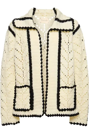 HARAGO Veste En Crochet De Laine