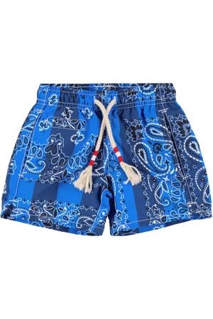 MC2 SAINT BARTH Short De Bain En Nylon Imprimé Bandana