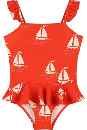 Mini Rodini Maillot De Bain Une Pièce En Nylon Mélangé Recyclé