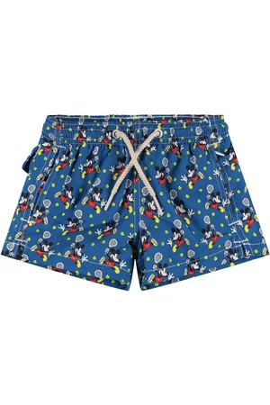 MC2 SAINT BARTH Short De Bain En Nylon Imprimé Mickey