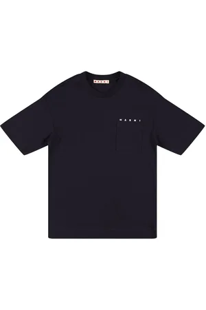 Marni T-shirt En Jersey De Coton Imprimé