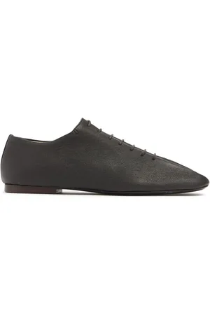 LEMAIRE Chaussures Derby En Cuir Souris 10 Mm
