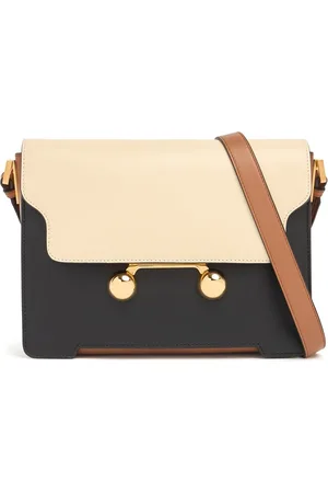Marni Sac Porté Épaule Moyen En Cuir Trunkaroo